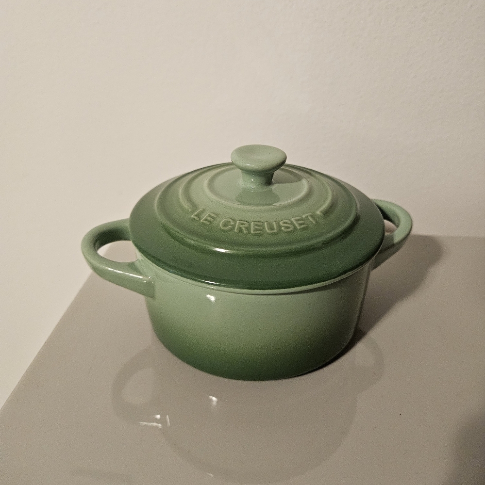 Le Creuset Rosemary Green Mini Cocotte 10cm